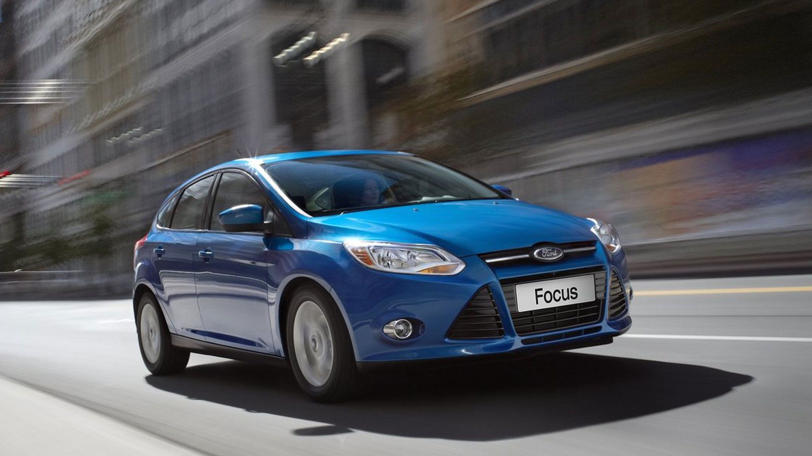 Ford Focus από εμπρός, δεξιά γωνία