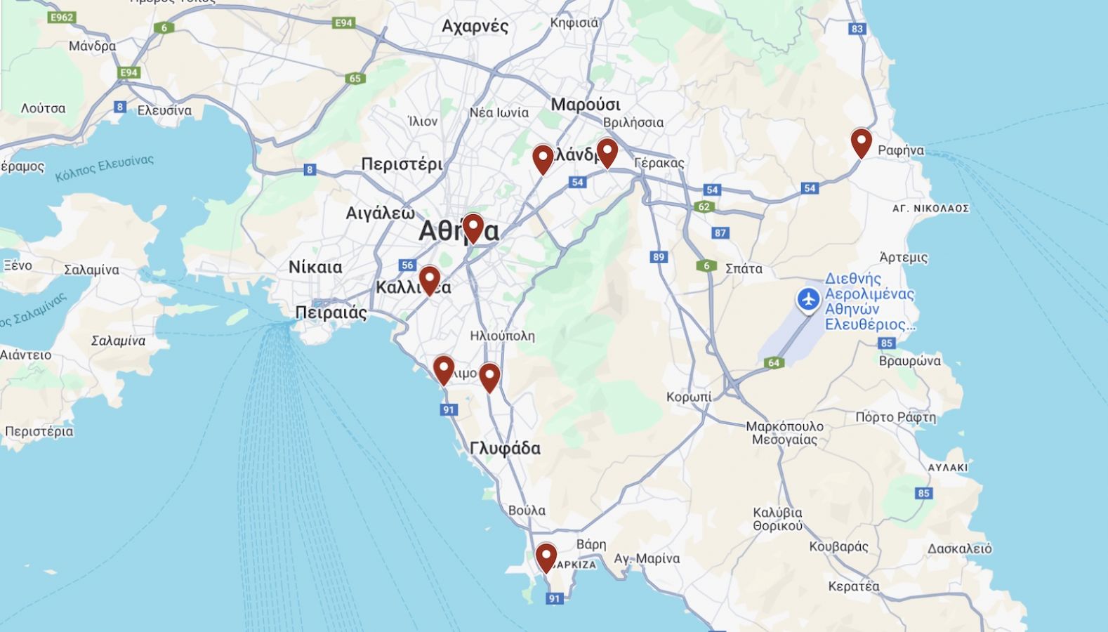 Νέες κάμερες κόβουν κλήσεις στην Αθήνα - Πού είναι τοποθετημένες (χάρτης)