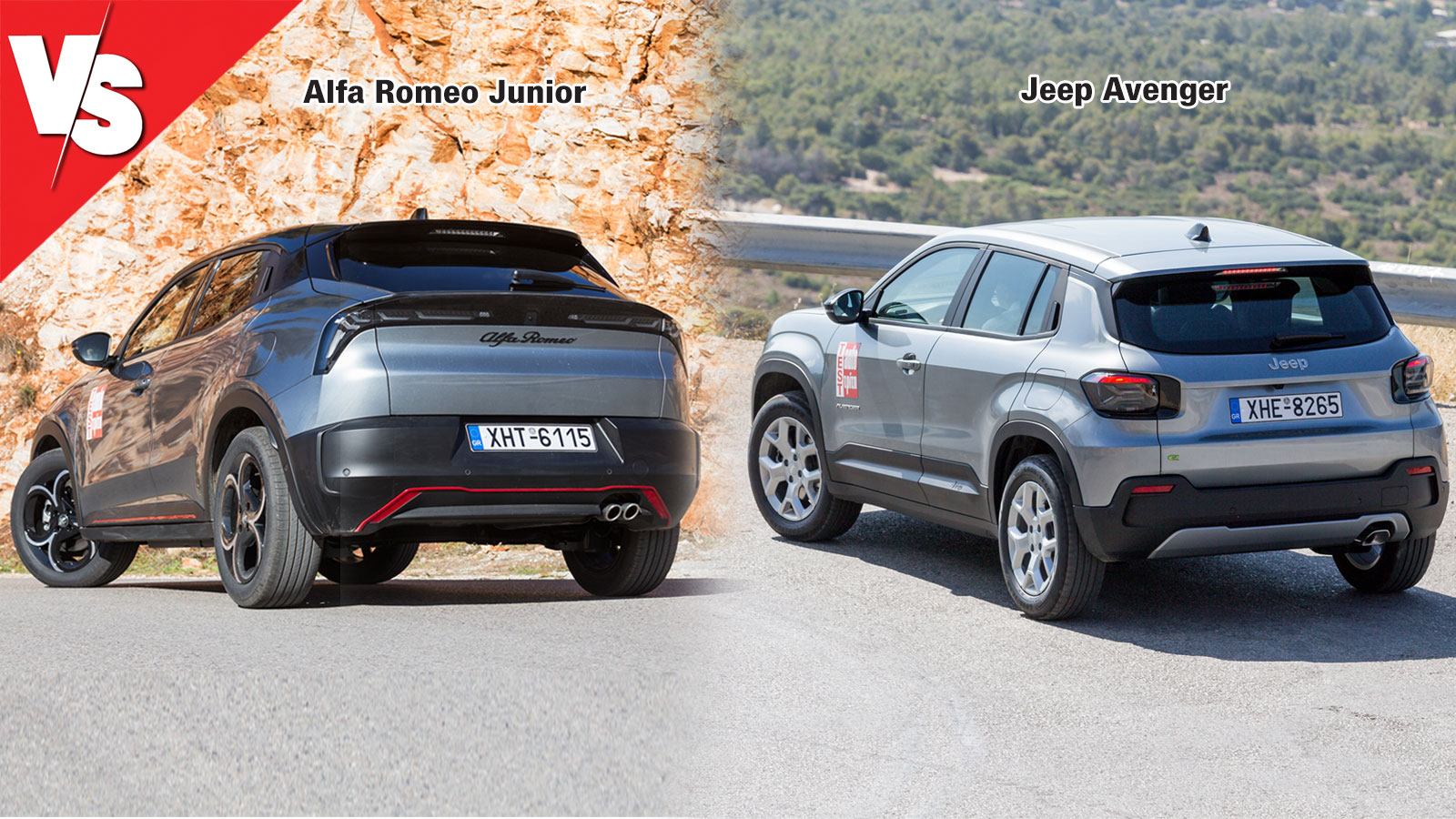Στο δρόμο η ειδοποιός διαφορά των δύο μοντέλων είναι ο πιο σπορ χαρακτήρας της Alfa Romeo Junior με το Jeep Avenger να έχει έναν πιο συμβατικό και άνε