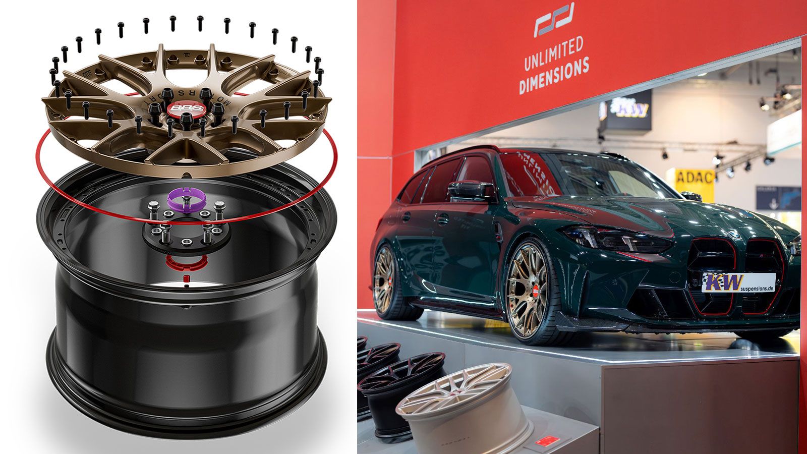 Νέες διαιρούμενες ζάντες BBS CH-R II Unlimited. Mε πολλούς συνδυασμούς χρωμάτων