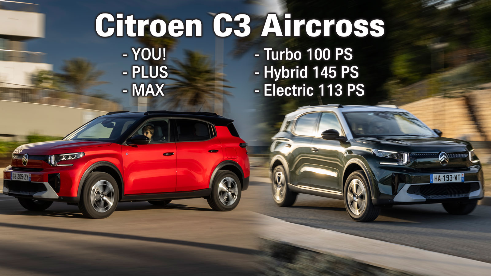 Ποια έκδοση εξοπλισμού και κινητήρα για το νέο Citroen C3 Aircross;