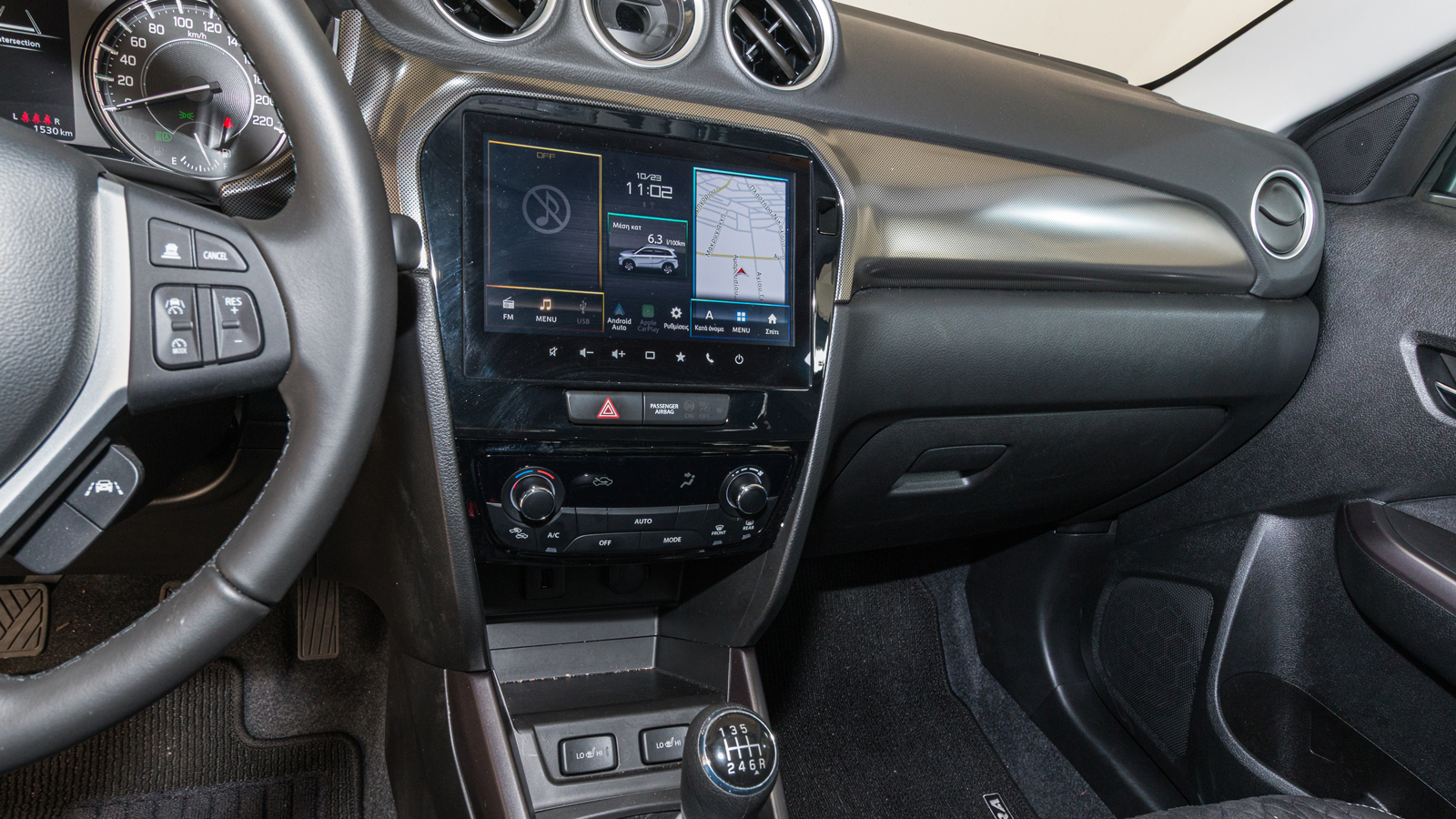 Η οθόνη infotainment του Suzuki Vitara