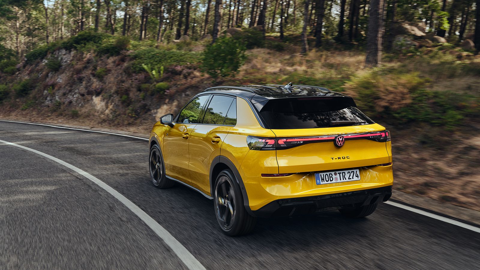 Νέο Volkswagen T-Roc πίσω μέρος σχεδίασης