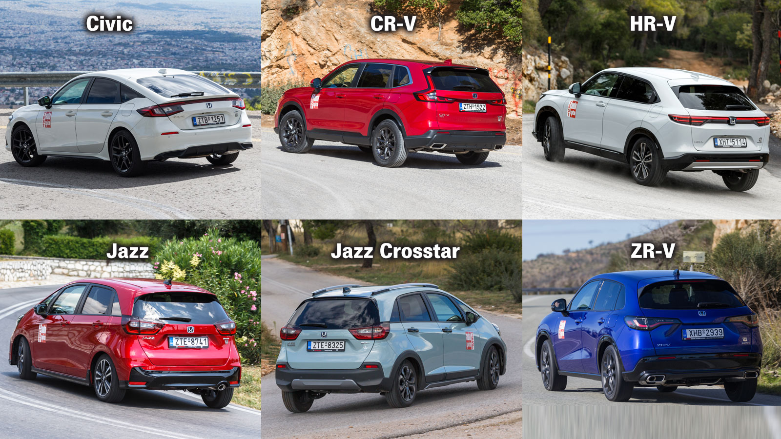 Tα 6 υβριδικά μοντέλα της Honda