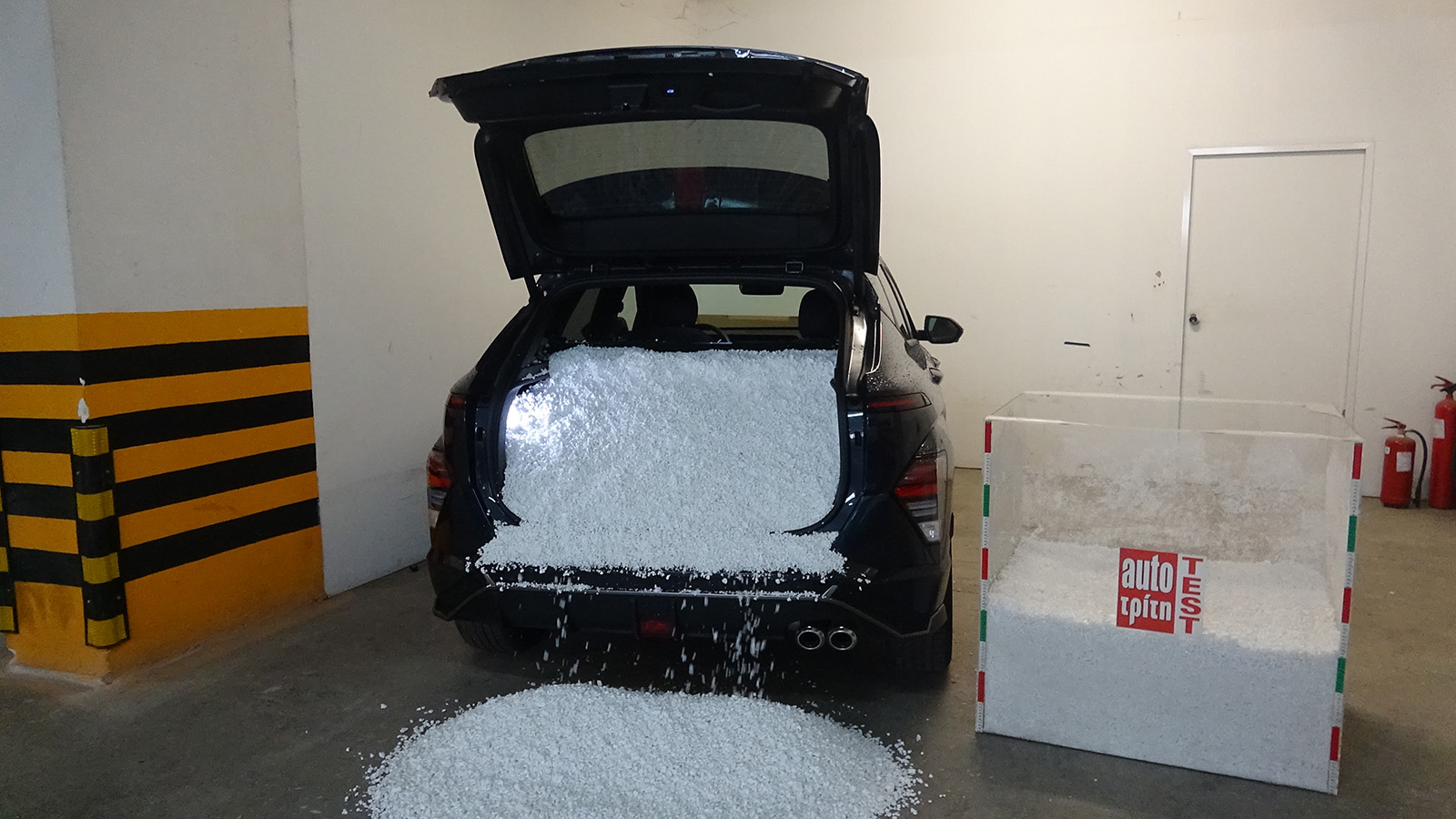 Πόσο μεγάλο είναι το πορτ-μπαγκάζ του Hyundai Kona Hybrid; 