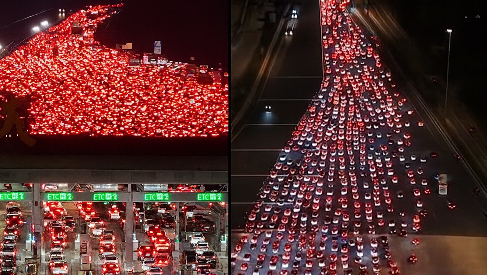 Κίνα: Ουρά 10 χιλιομέτρων στα διόδια γίνεται Viral – Στην Ελλάδα είναι απλώς «Κυριακή επιστροφής»