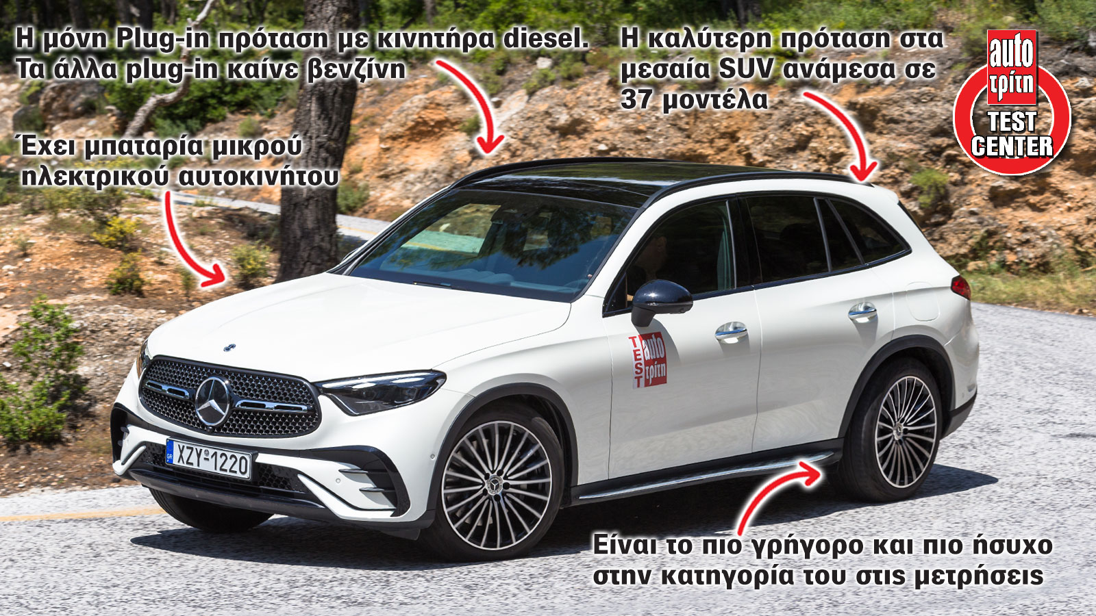 Πως τα πήγε η Mercedes GLC στο Test Center του AutoΤρίτη;