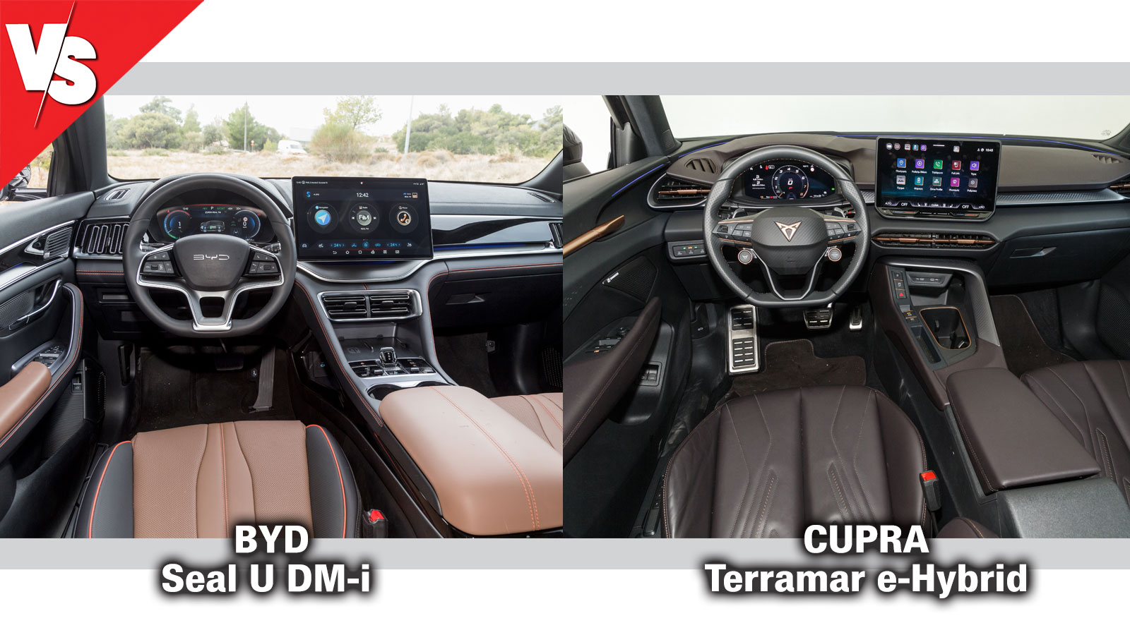 Plug-in υβριδικό στα ίδια λεφτά: BYD Seal U DM-i ή CUPRA Terramar;