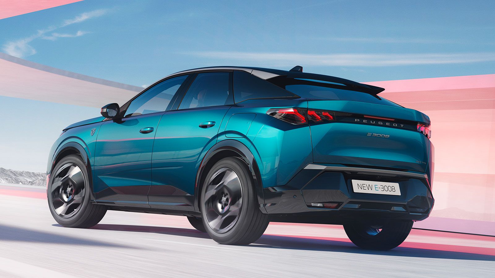 Πίσω όψη Peugeot 3008