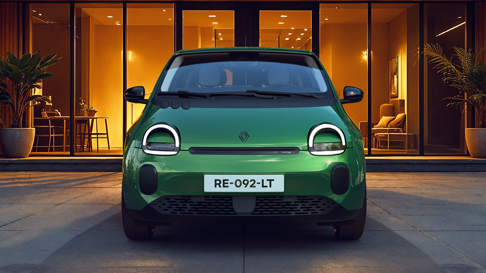 Το νέο Renault Twingo E-Tech Electric από μπροστά