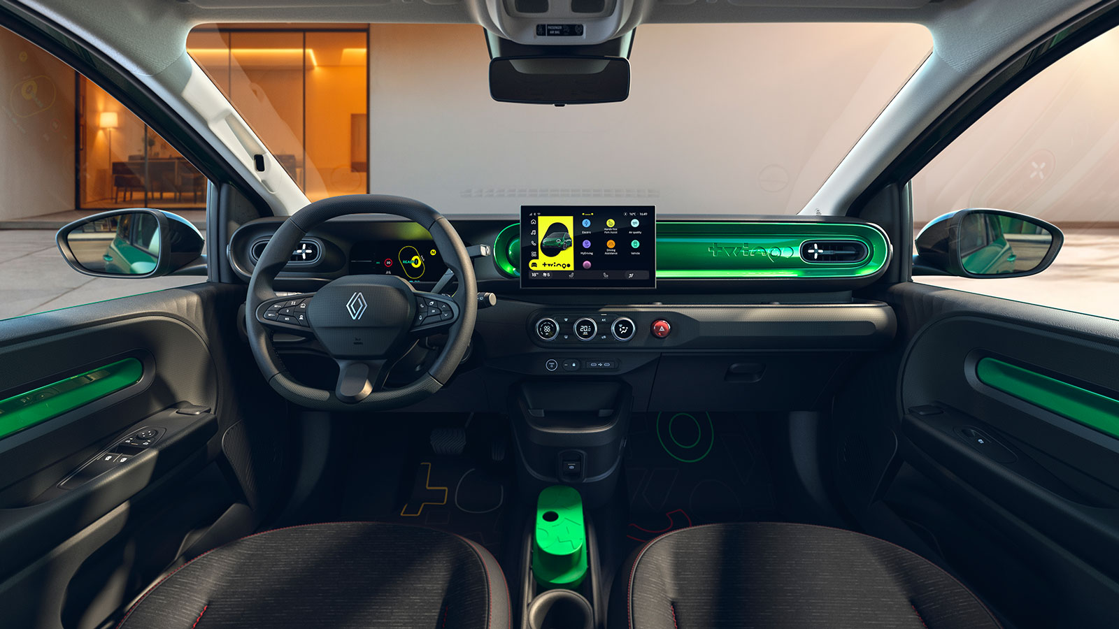 Το εσωτερικό του νέου Renault Twingo E-Tech Electric 