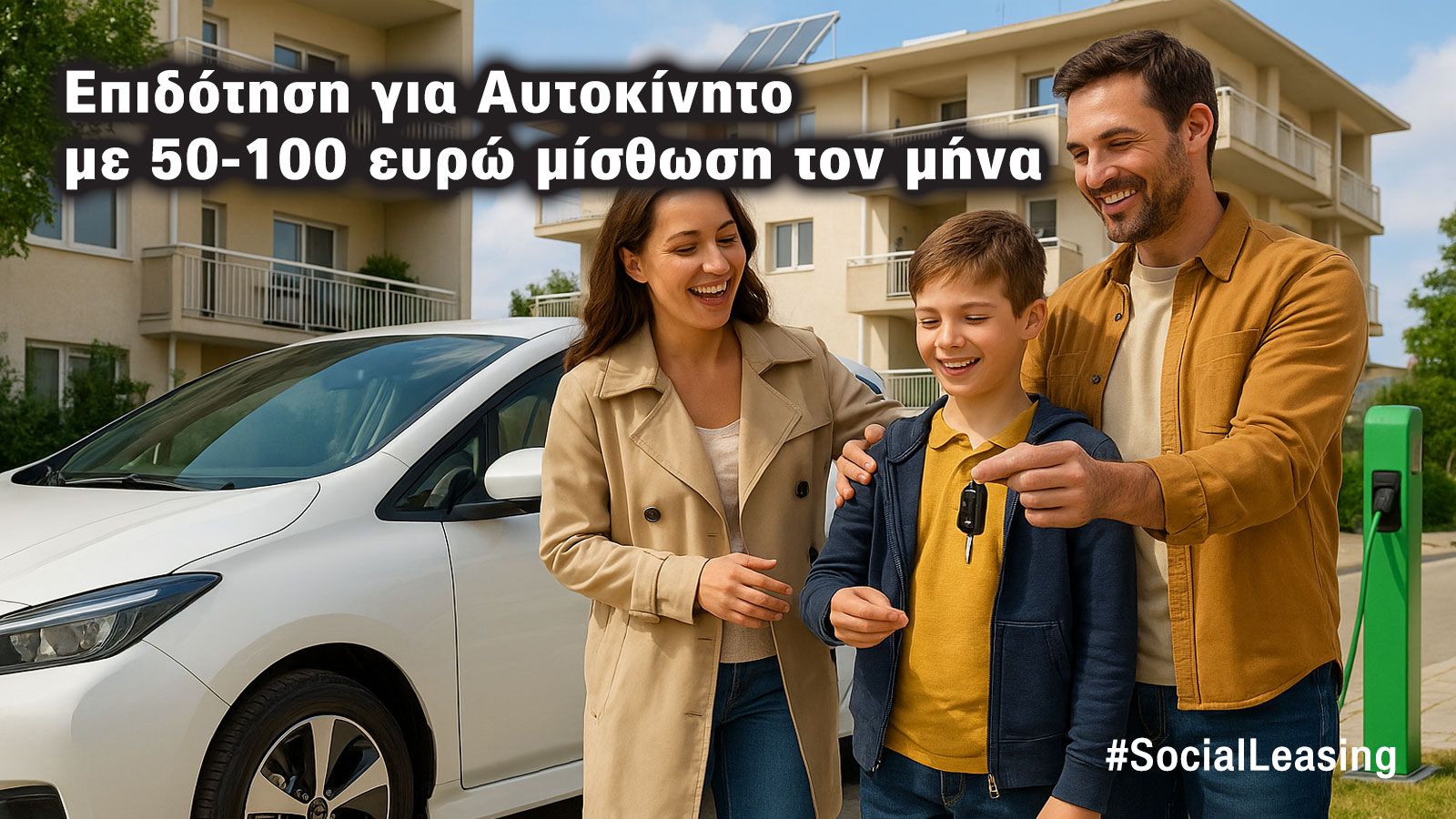 Έρχεται το… κοινωνικό leasing για απόκτηση ηλεκτρικού αυτοκινήτου με 50¤/μήνα. 