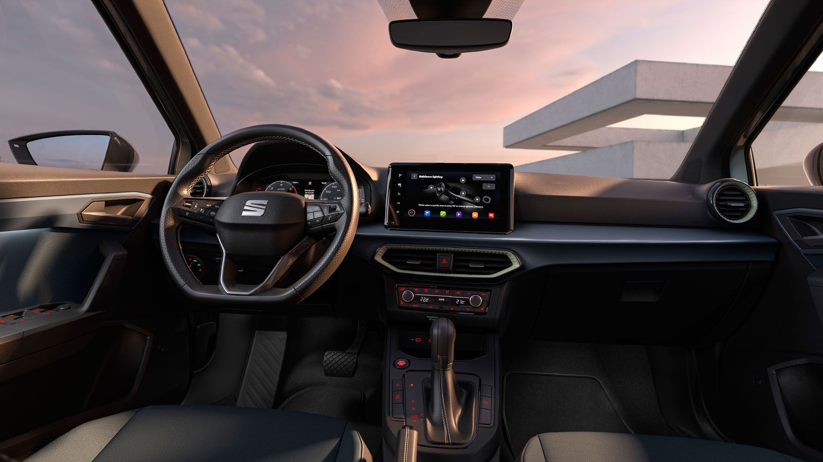 Φωτογραφία εσωτερικού ανανεωμένου Seat Arona.