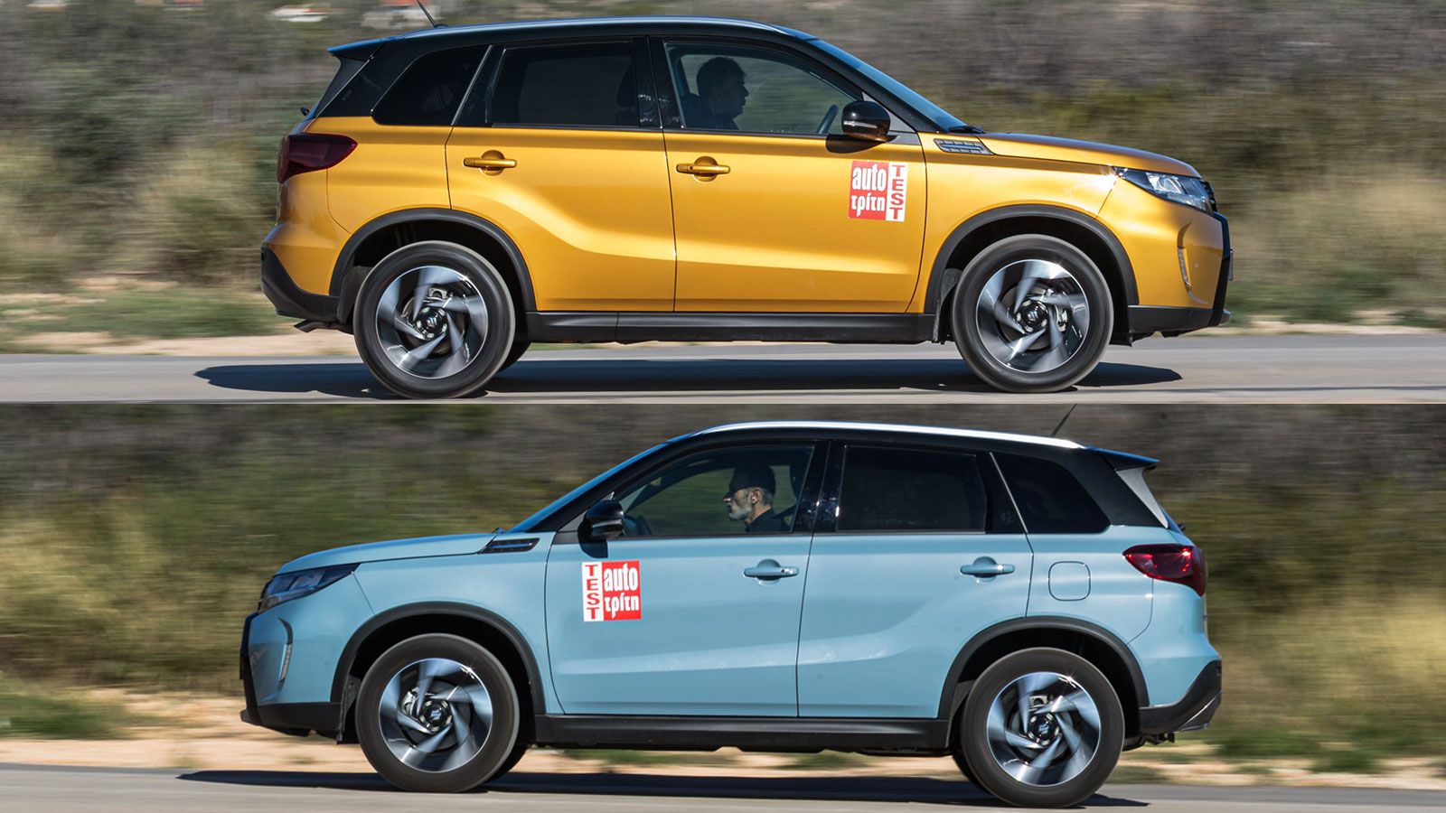 Διπλή δοκιμή - Test Drive του αυτόματου Suzuki Vitara 1,4 Hybrid 48V 110 PS σε 4Χ2 & 4Χ4  | autotriti.gr