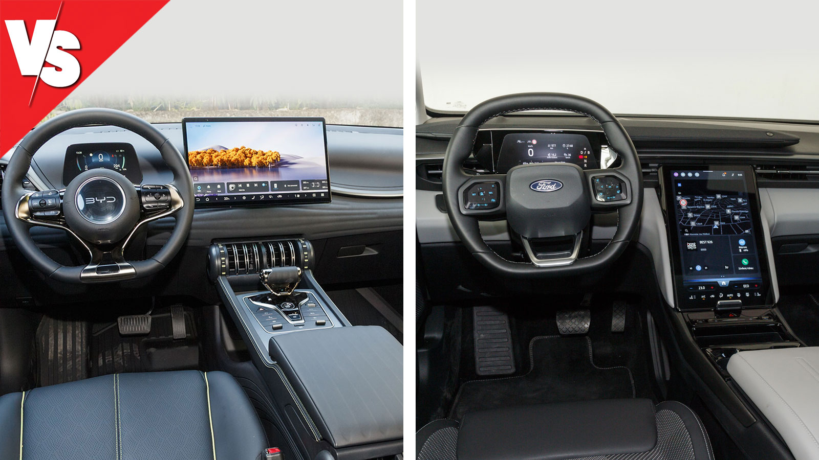 VS: BYD Atto 3 vs Ford Explorer | autotriti.gr