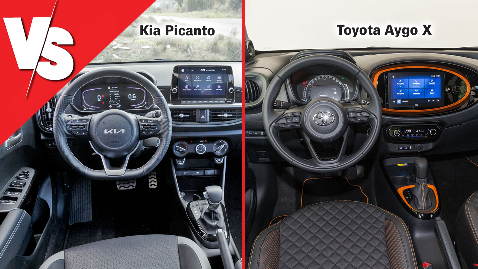 Μίνι μοντέλα βενζίνης με αυτόματο κιβώτιο: Kia Picanto ή Toyota Aygo X;