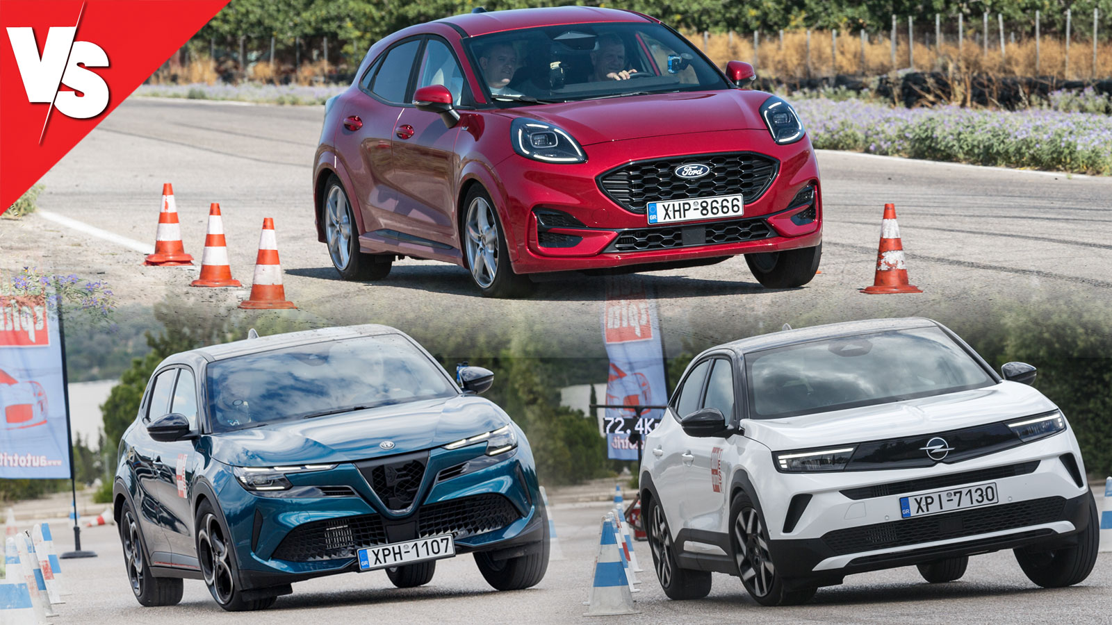 Junior Vs Mokka Vs Puma: 3 trendy & ευχάριστα στο δρόμο SUV πόλης