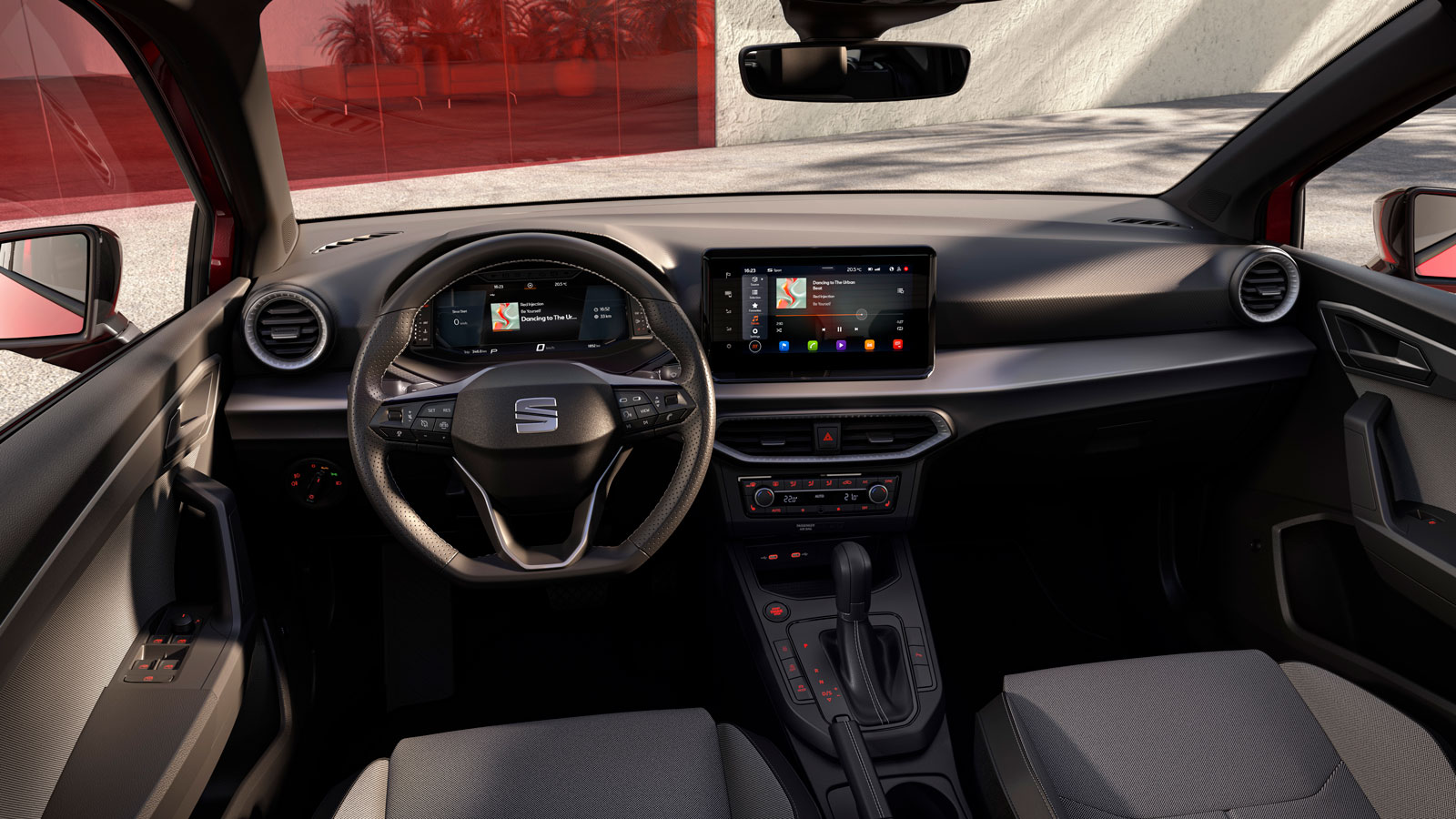 Το σύστημα ψυχαγωγίας και ενημέρωσης των SEAT Ibiza και Arona έχει full link φιλοσοφία, δηλαδή προσφέρει συνδεσιμότητα -ασύρματη ή ενσύρματη- μέσω App