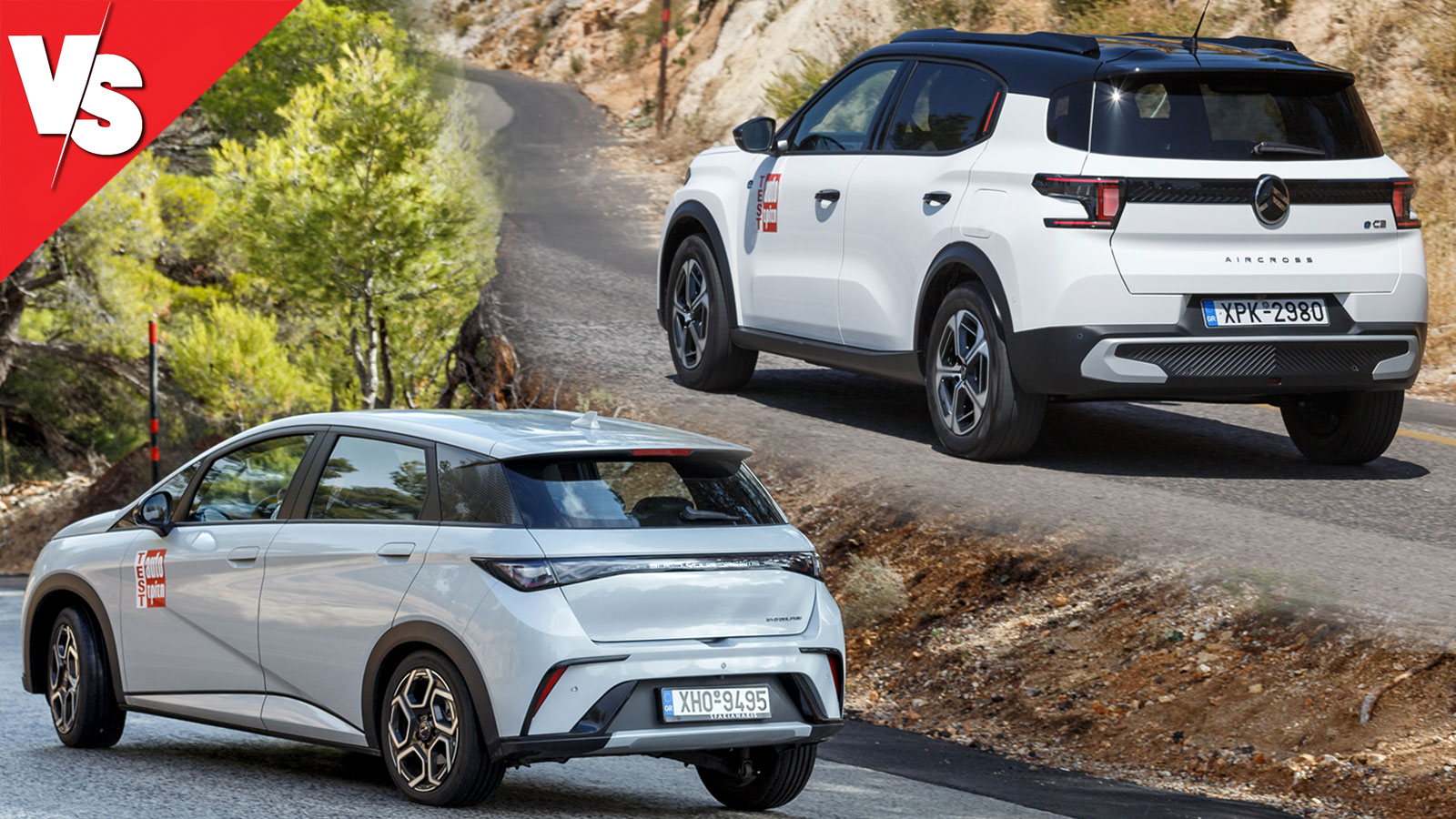 Η άνεση είναι Νο.1 χαρακτηριστικό στην οδική συμπεριφορά του Citroen e-C3 Aircross , με το BYD Dolphin να έχει ένα πιο ισχυρό σύνολο που σε συγκεκριμέ