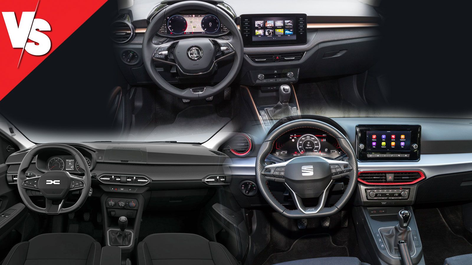 Virtual Cockpit των 10,25 ιντσών ξεχωρίζει στην καμπίνα του Fabia, όπου θα δούμε touchscreen ίδιας επιφάνειας με το SEAT Ibiza (8,25 ιντσών). Αρκετά π