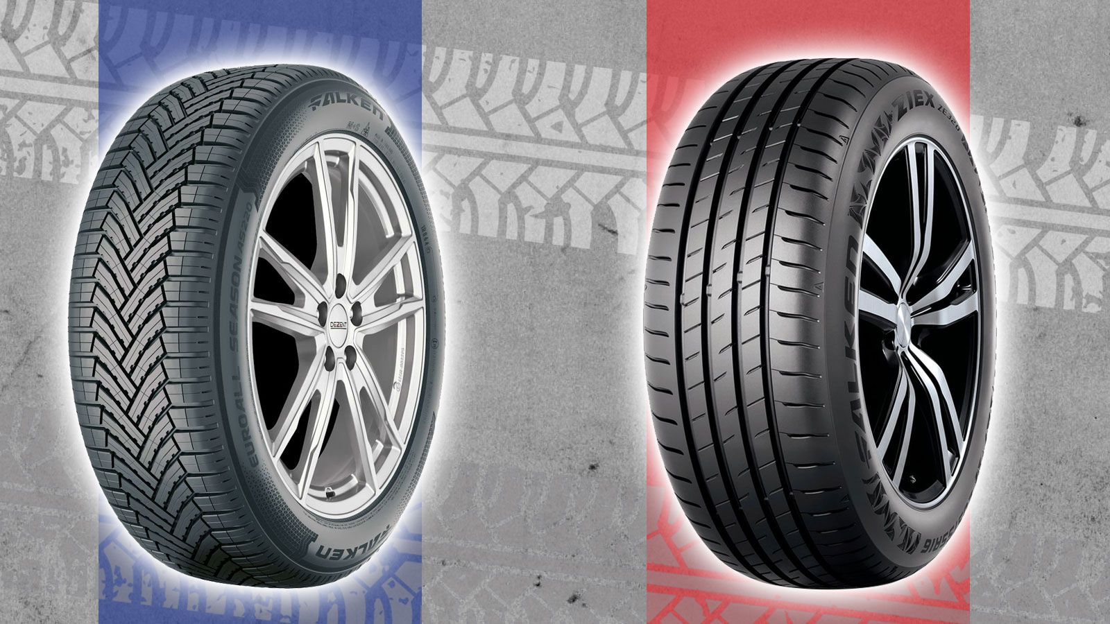 Θερινό ή 4 εποχών σε λάστιχα Falken; Ziex ZE320 vs Euroall Season AS220 