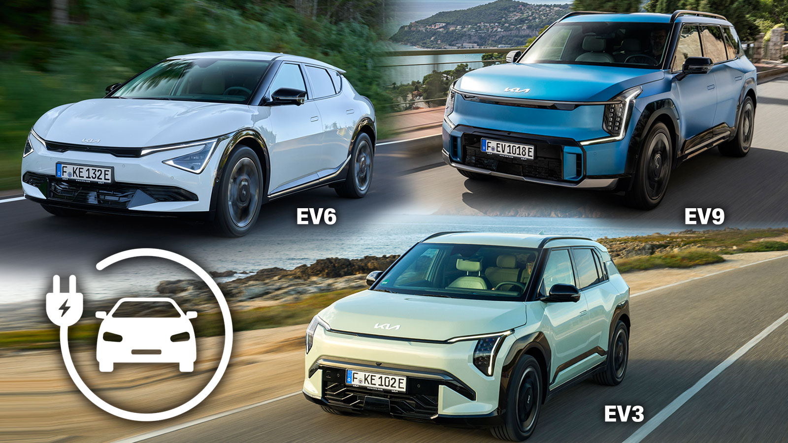 EV3, EV6 και EV9: Τι ξεχωριστό έχουν τα ηλεκτρικά αυτοκίνητα της Kia;