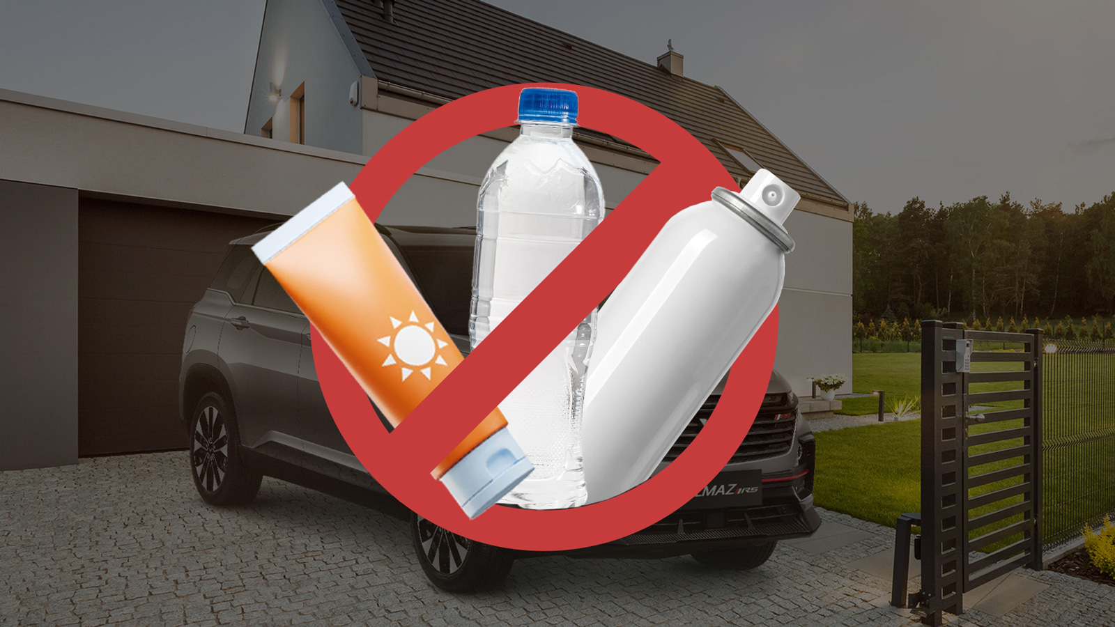 Τι απαγορεύεται να αφήνεις μες το αυτοκίνητο όταν κάνει ζέστη