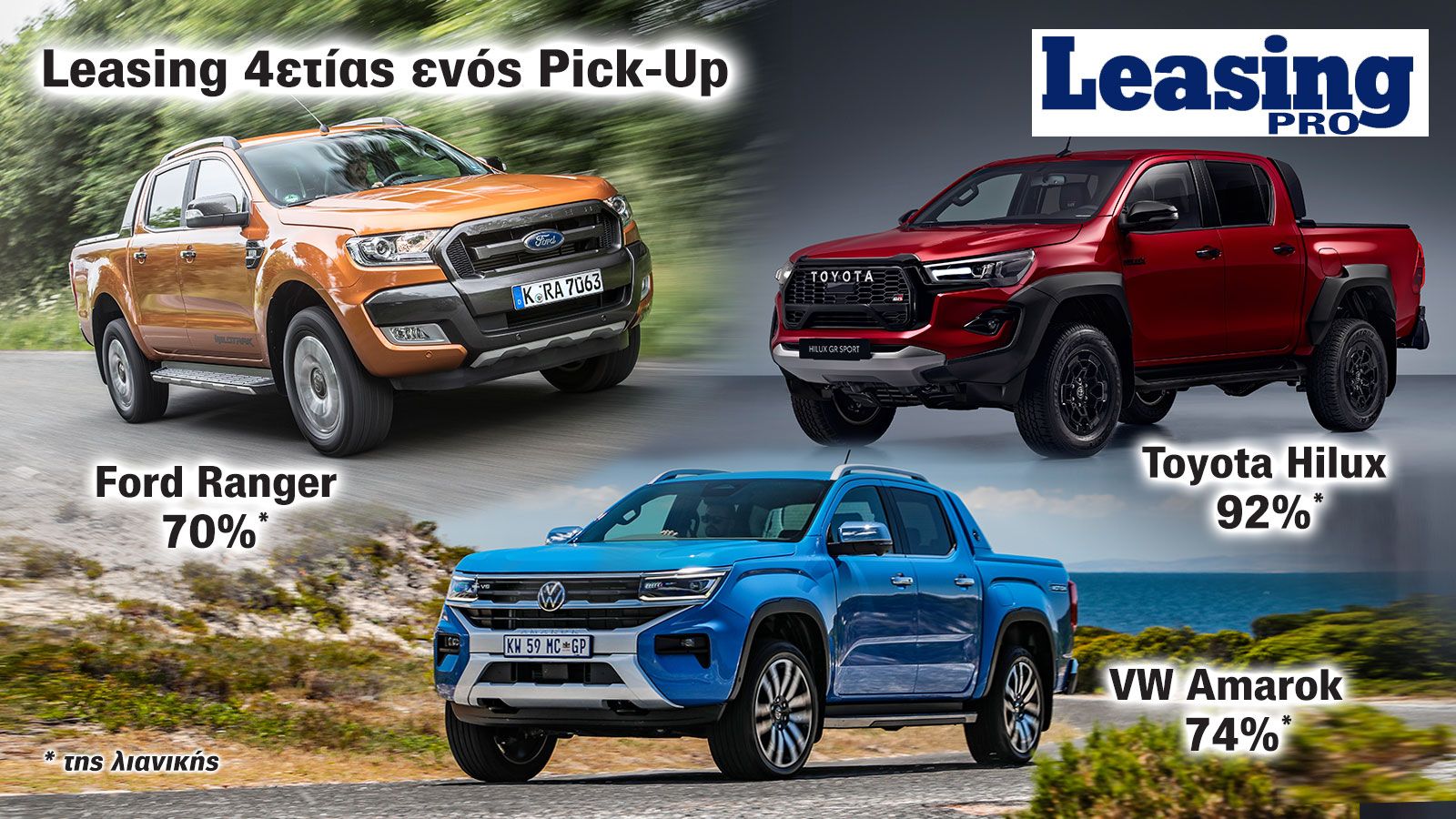 Pick-Up Leasing: Τι πρέπει να γνωρίζεις