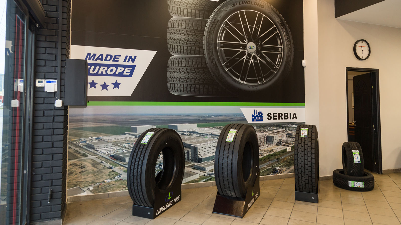 Τα λάστιχα της Linglong κατασκευάζονται και στο ευρωπαϊκό εργοστάσιο της μάρκας, γεγονός που μειώνει τους χρόνους παράδοσης και απαλλάσσει από δασμούς