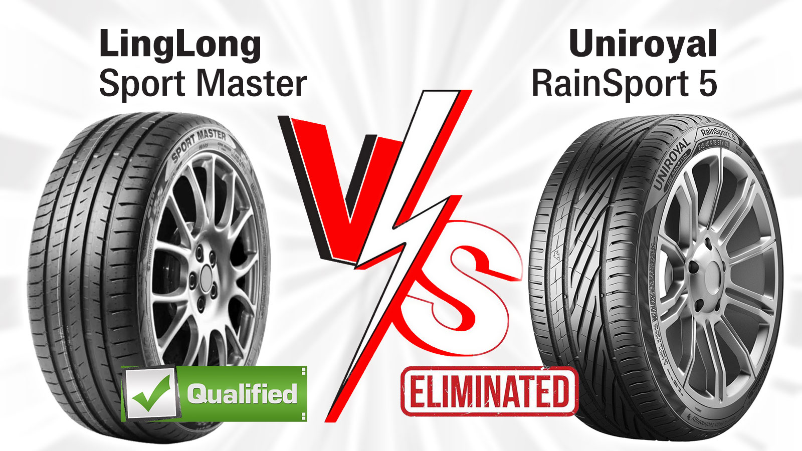 Linglong Sport Master Vs Uniroyal RainSport 5: Ποιο φρενάρει καλύτερα;