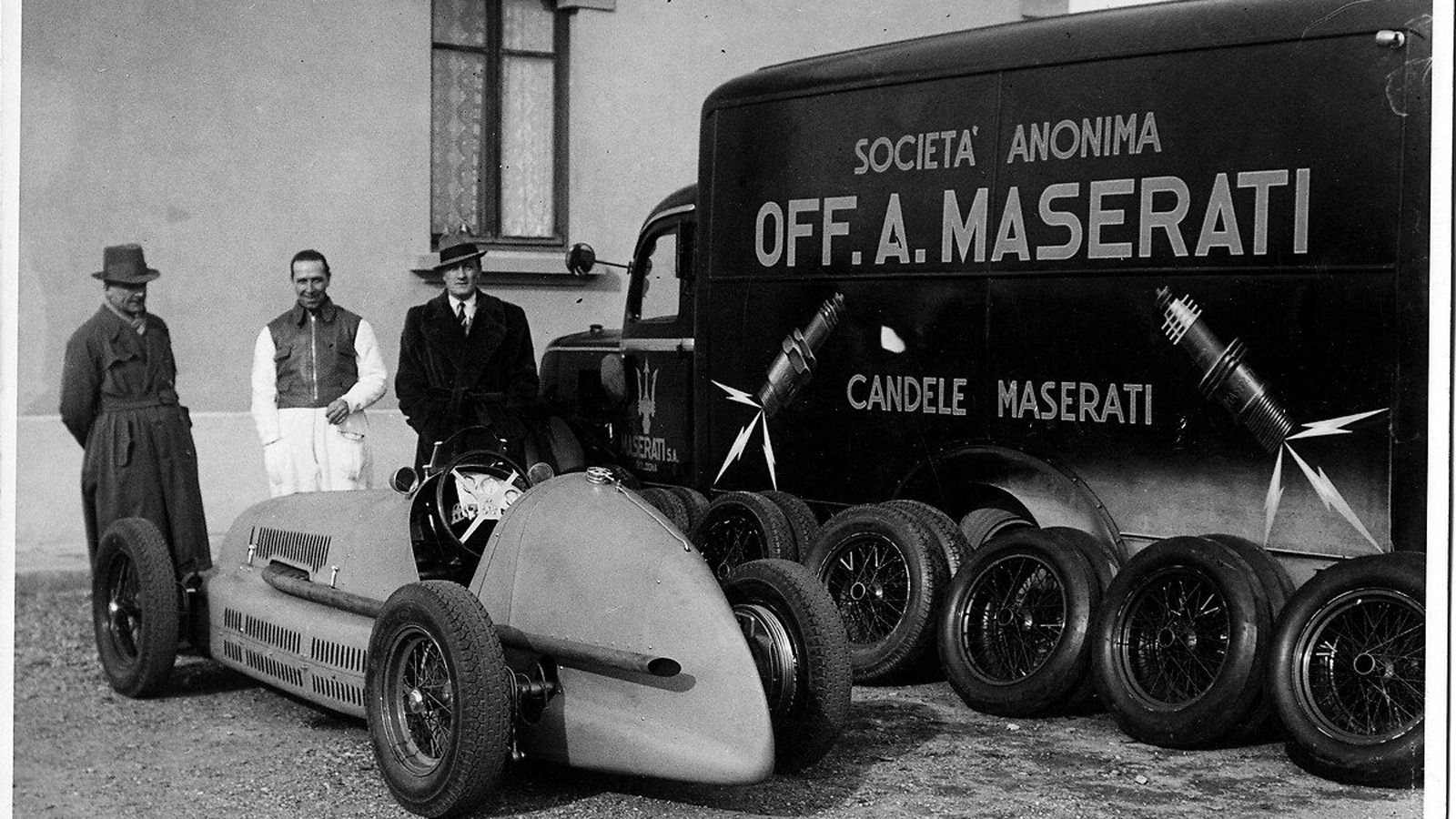 Τα αδέρφια Maserati στα πρώτα τους βήματα.