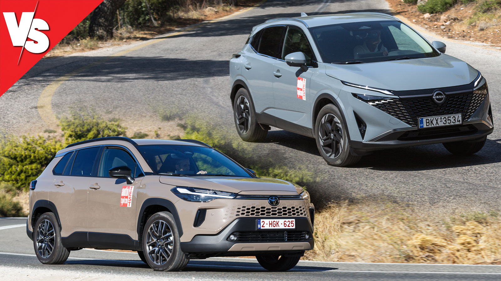 Best-seller SUV με 140 άλογα: Nissan Qashqai ή Toyota Corolla Cross;