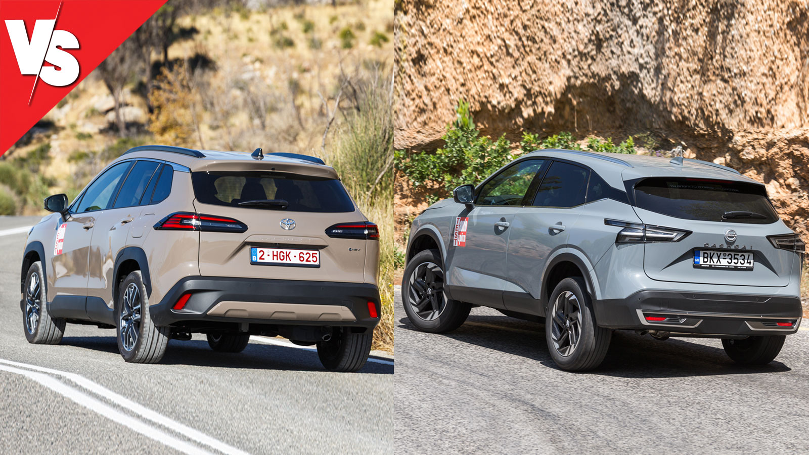 Best-seller SUV με 140 άλογα: Nissan Qashqai ή Toyota Corolla Cross;