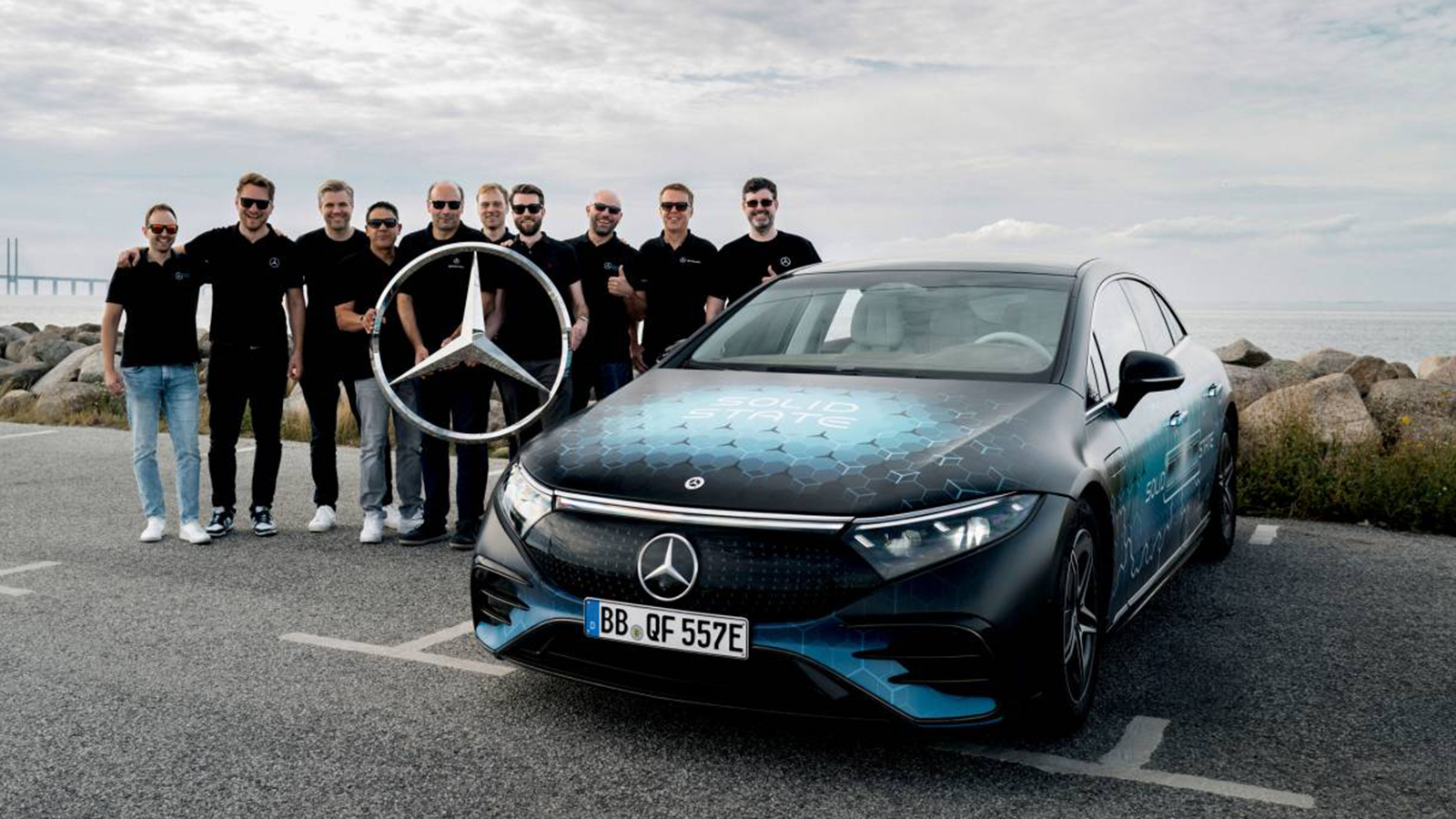 Mercedes EQS: Έκανε 1.205 χλμ. χωρίς φόρτιση με μπαταρία στερεάς κατάστασης