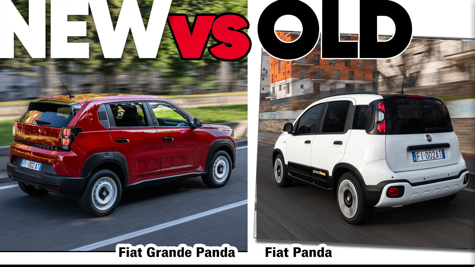 Η boxy σχεδίαση του κλασικού Panda μεταφέρεται και στο Fiat Grande Panda το οποίο έχει ακόμη πιο robust εμφάνιση, μεγαλύτερη απόσταση από το έδαφος (έ