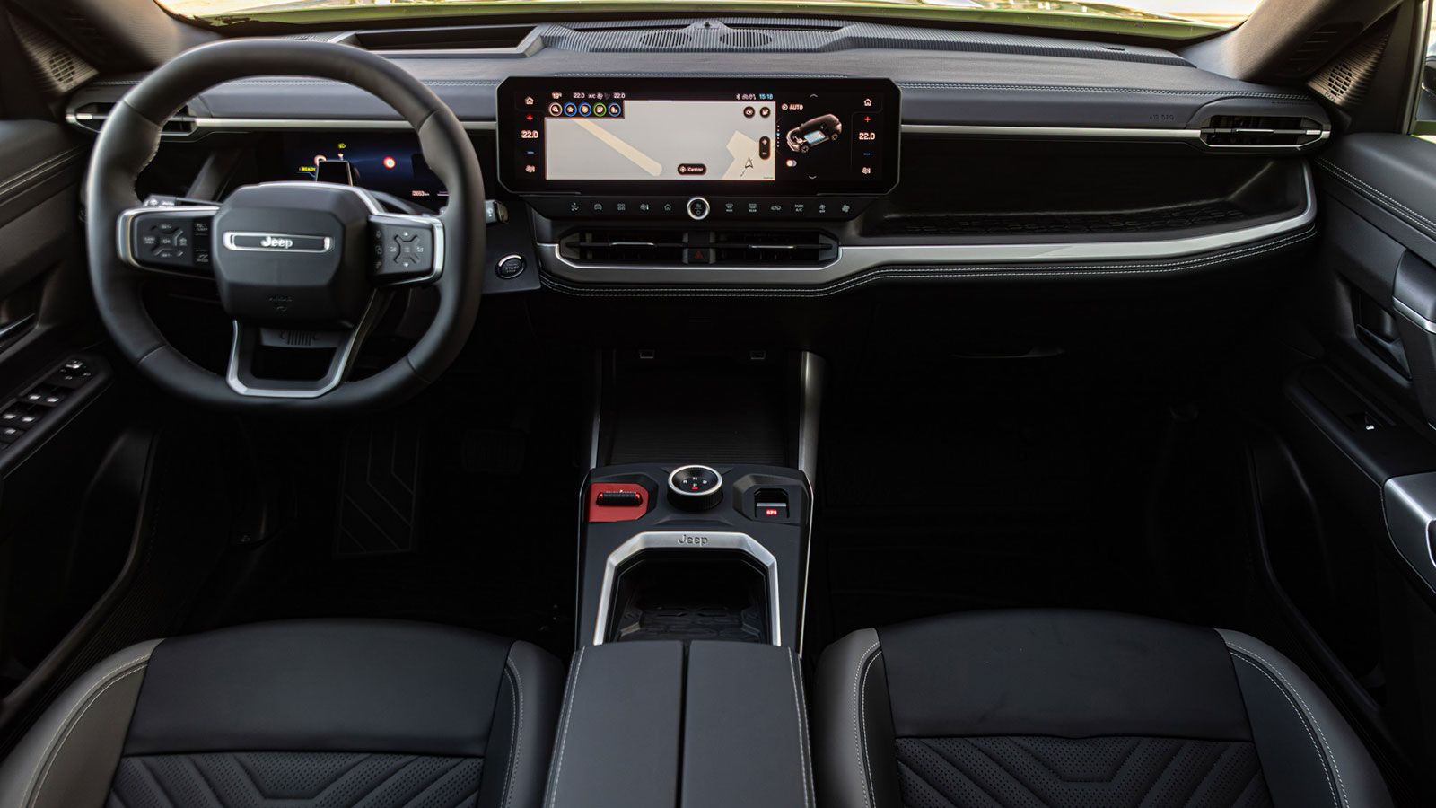 Το εσωτερικό του νέου Jeep Compass (2025).