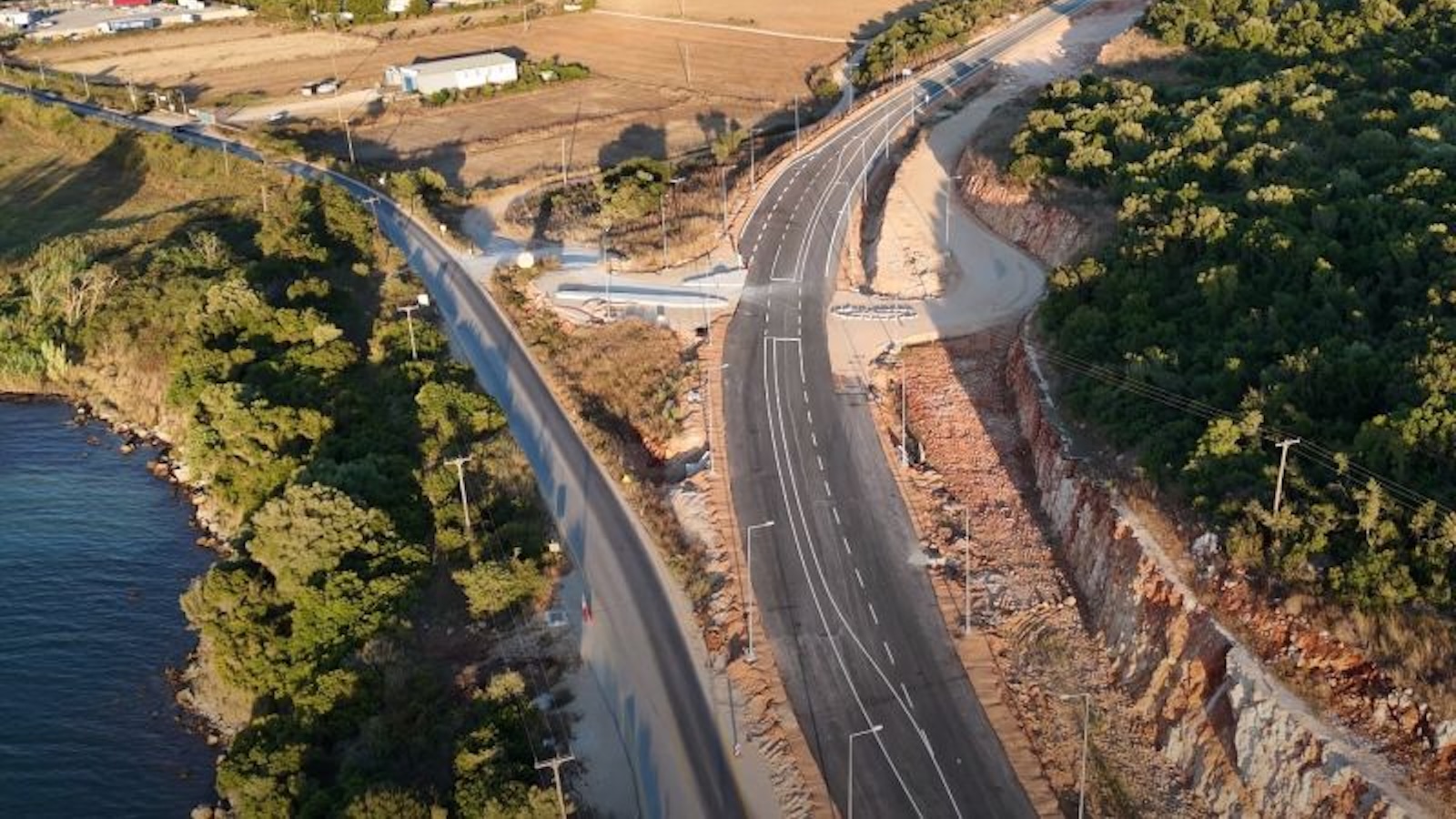 Στην κυκλοφορία τέθηκε η παράκαμψη του Αγίου Νικολάου στον οδικό άξονα Βόνιτσα – Λευκάδα