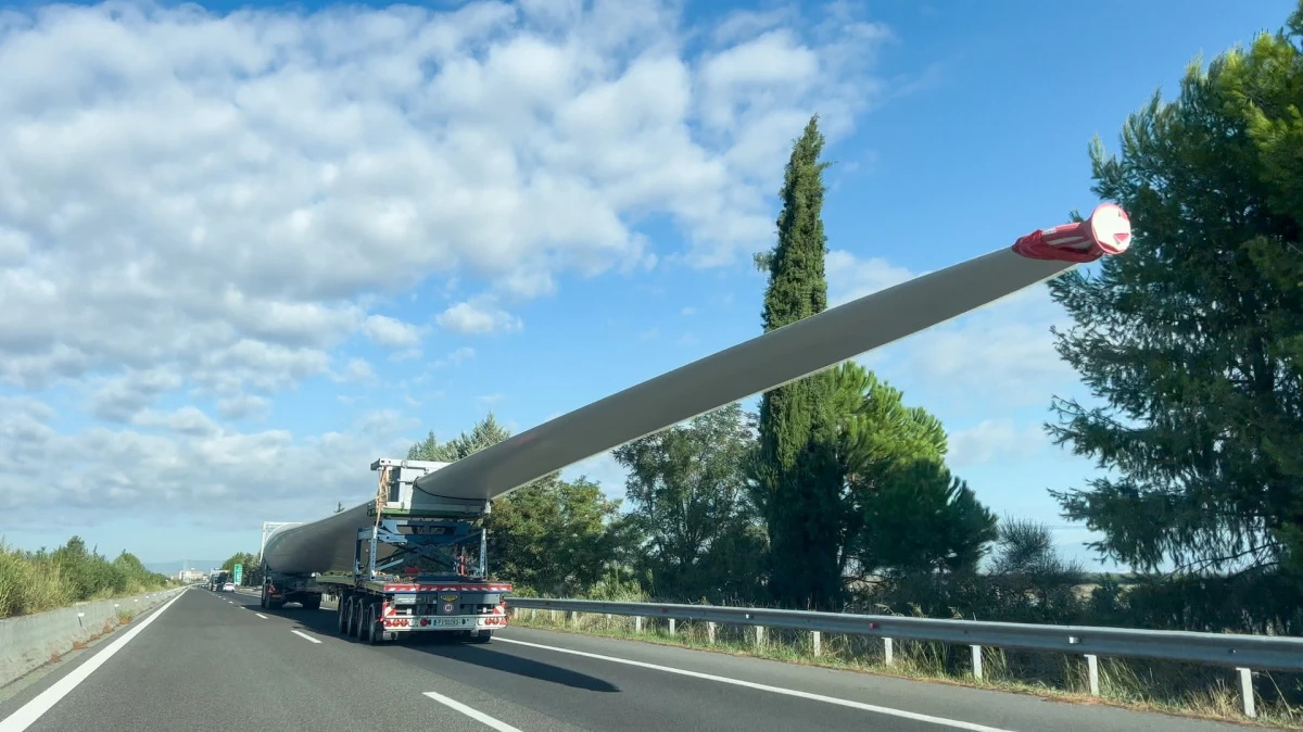 Ταλαιπωρία από σήμερα στο τμήμα Κόρινθος–Τρίπολη για 10 μέρες λόγω μεταφοράς ανεμογεννητριών