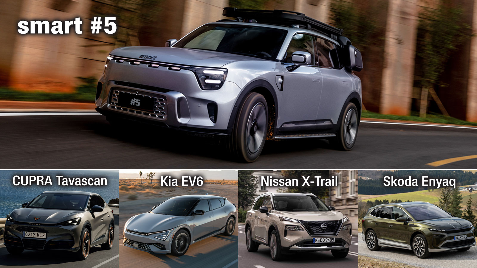 Ποια αυτοκίνητα θα βρει στην αγορά το νέο ηλεκτρικό μεσαίο SUV smart #5 | autotriti.gr