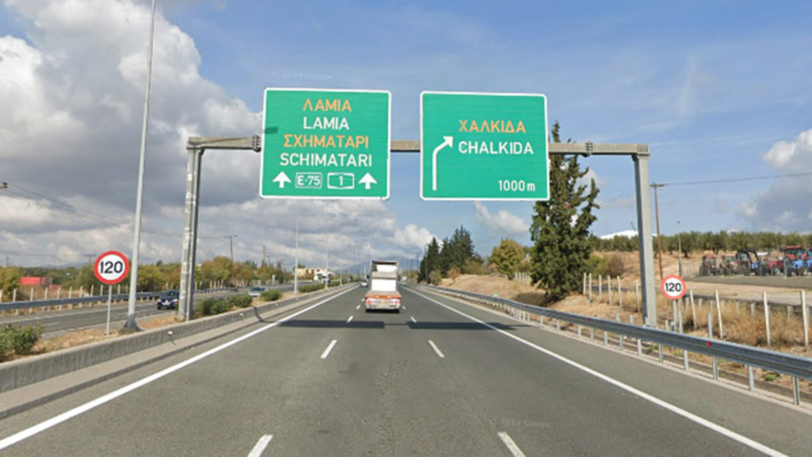 Σε ισχύ κυκλοφοριακές ρυθμίσεις για 1 μήνα στο δρόμο Σχηματάρι-Χαλκίδα