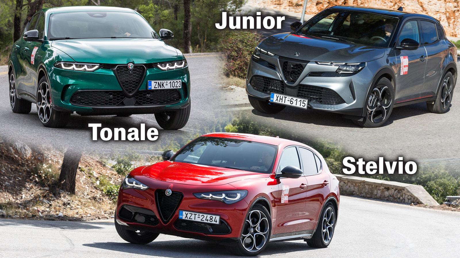 Junior, Tonale & Stelvio: Πού ξεχωρίζουν τα SUV της Alfa Romeo;