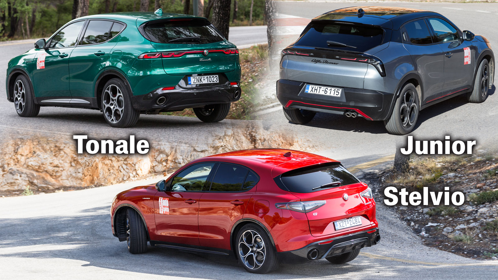 Junior, Tonale & Stelvio: Πού ξεχωρίζουν τα SUV της Alfa Romeo;