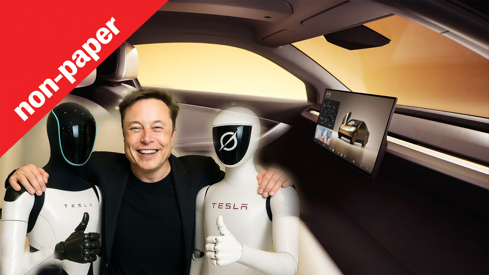 Tesla: Θα σταματήσει να πουλάει αμάξια; Μόνο ρομπότ & και ρομποταξί!