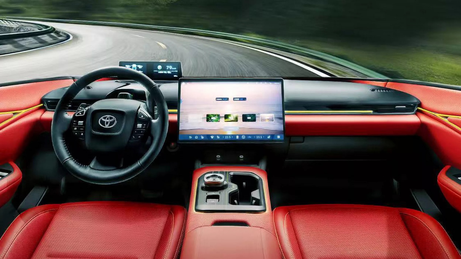 Σε αντίθεση με τα φθηνά EV, το Toyota bZ5 διαθέτει πλούσιο εξοπλισμό
