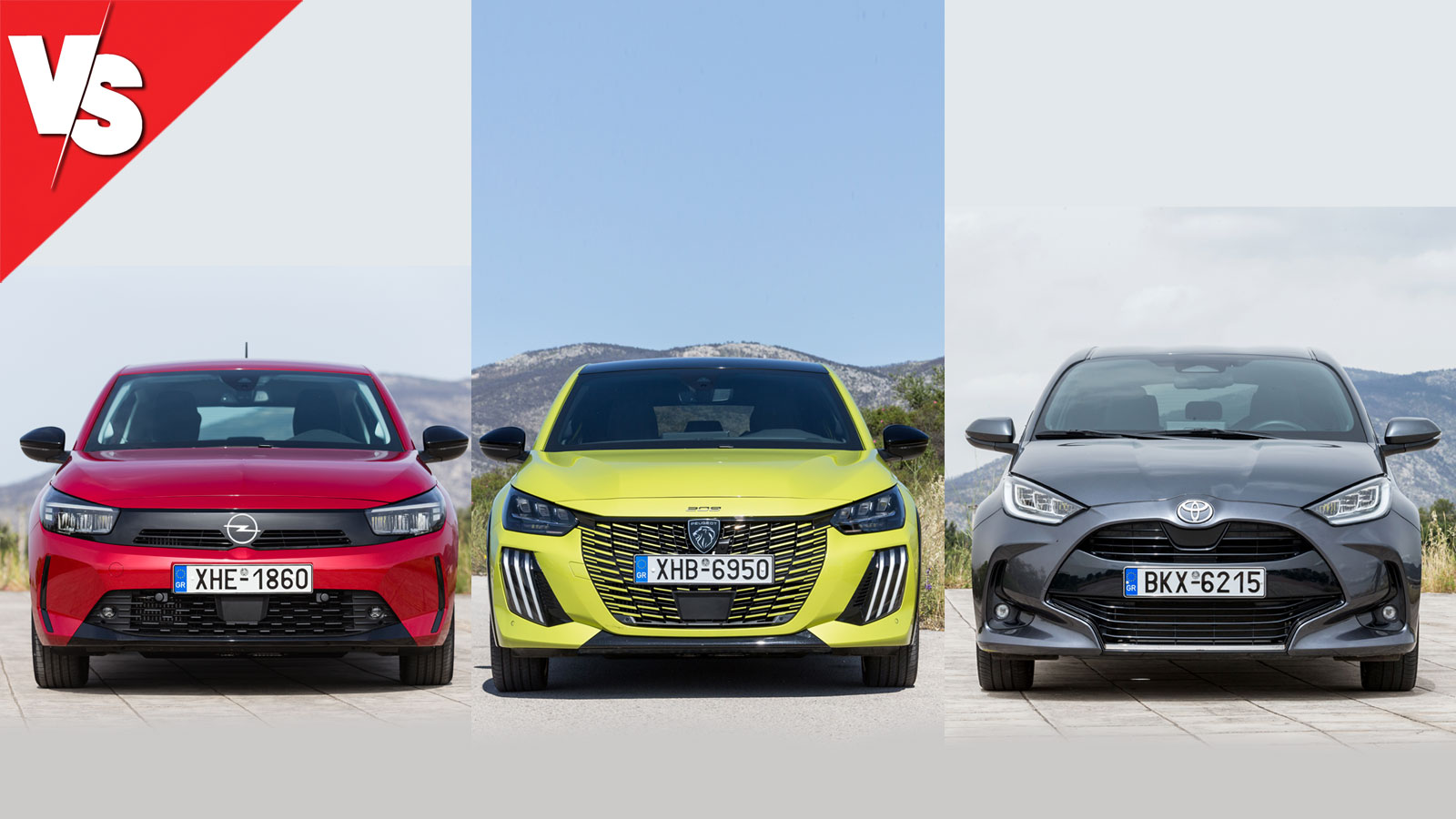 Μικρά best-seller σε κόντρα: Toyota Yaris, Opel Corsa ή Peugeot 208;