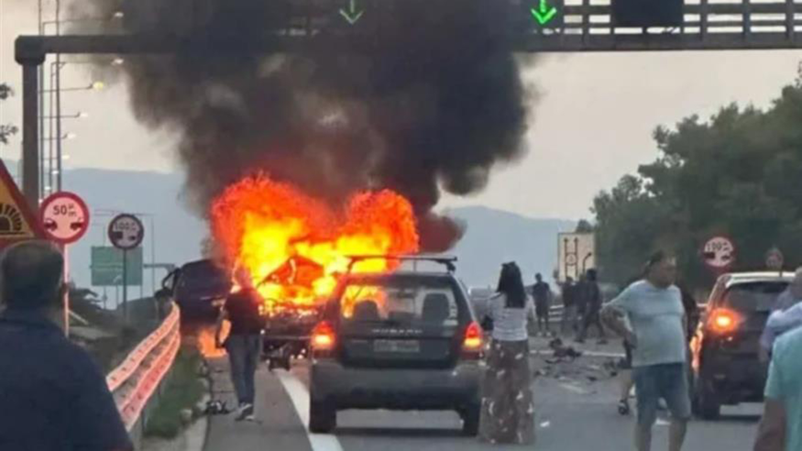 70χρονη οδηγούσε ανάποδα στην Ολυμπία Οδό - 2 νεκροί