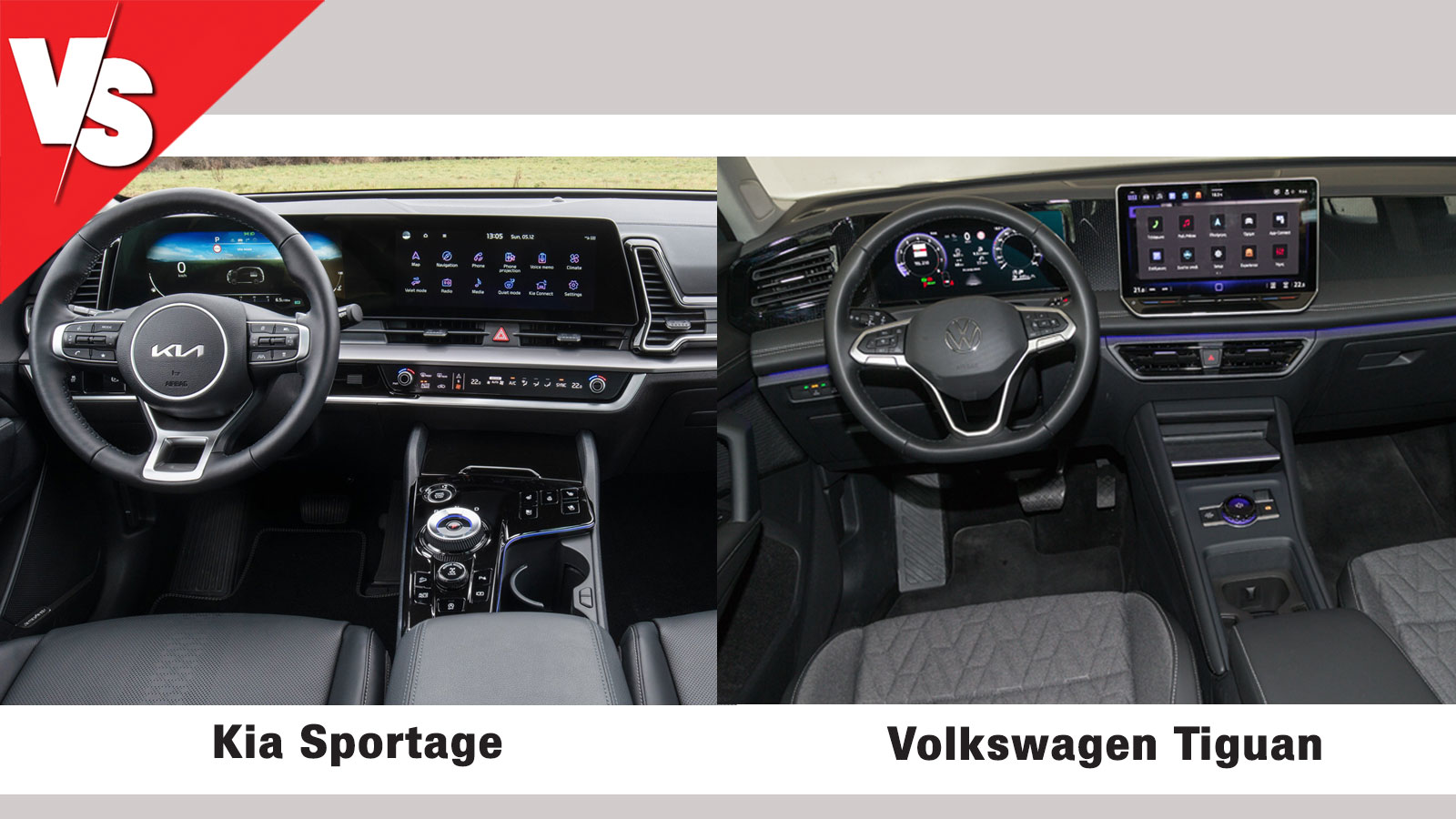 4κίνητο Kia Sportage με 160 PS ή 2κινητο VW Tiguan στα 150 PS;