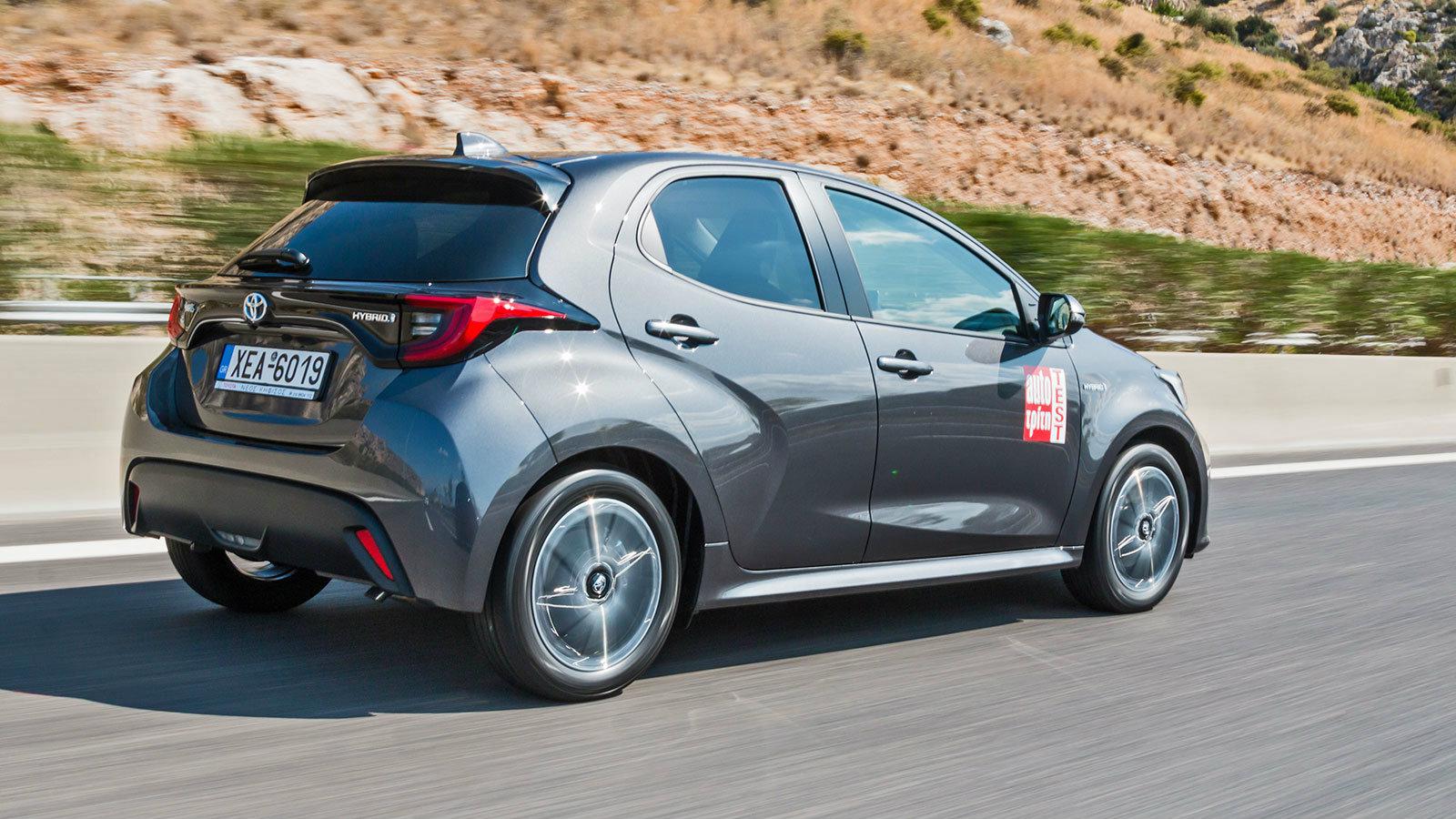 To Toyota Yaris είναι ο βασιλιάς στην κατανάλωση στην πόλη και στις δύο εκδόσεις του (116 PS και 130 PS).