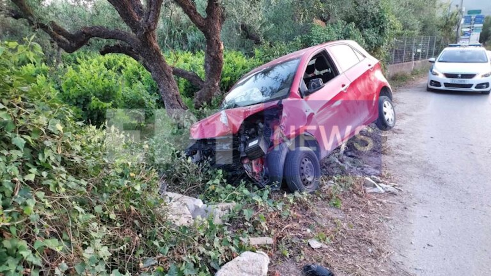 Ζάκυνθος: Μεθυσμένος Βρετανός έκλεψε αυτοκίνητο και το τράκαρε 