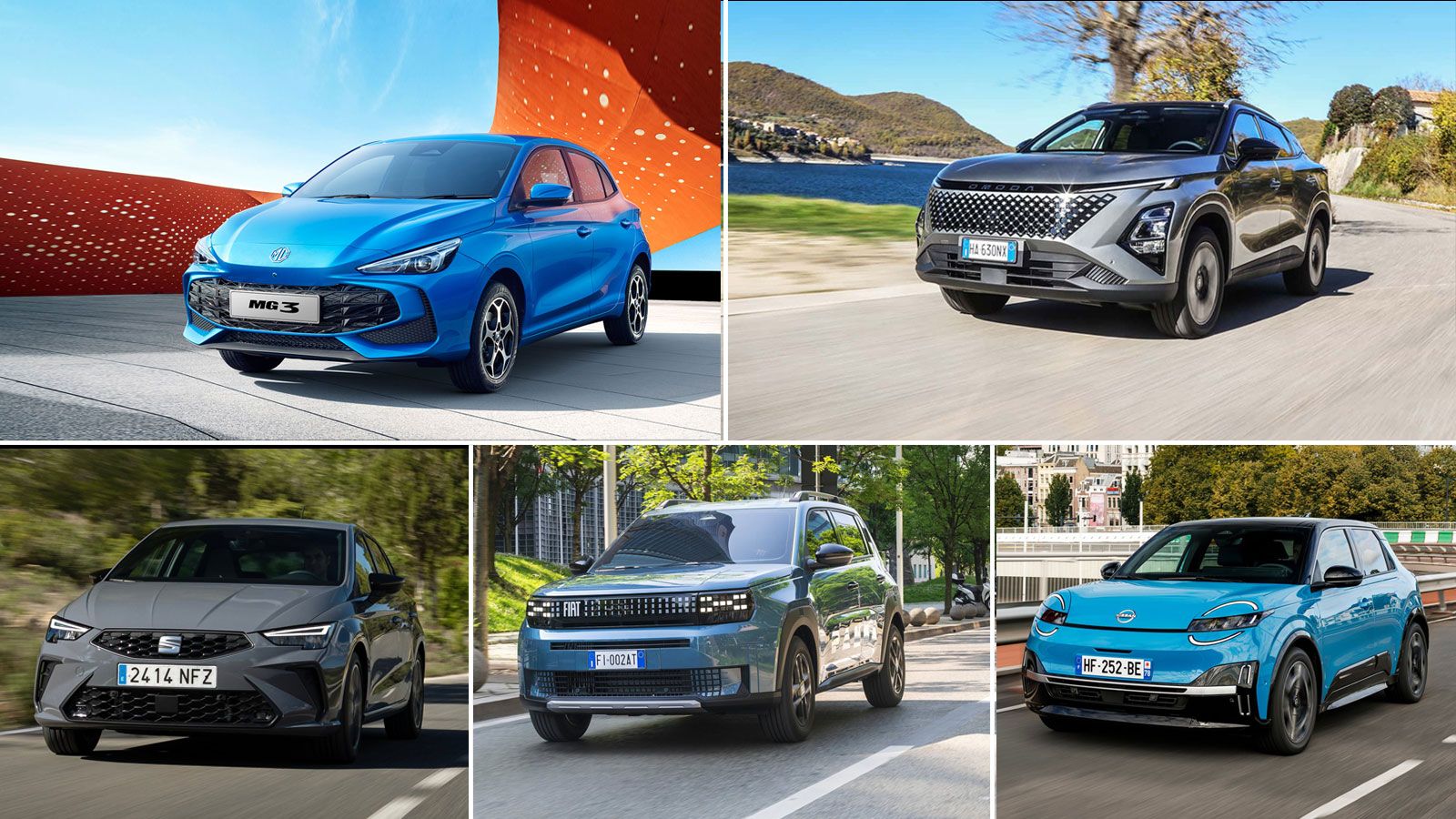 10 προσιτά αυτοκίνητα για νέους οδηγούς: Fiat Grande Panda, MG3, Nissan Micra, Omoda 5 & SEAT Ibiza